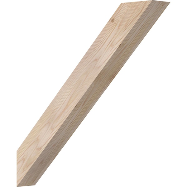 Ekena Millwork 3 1/2"W x 24"D x 24"H Traditional Smooth Knee Brace, Douglas Fir BRC04X24X24TRA00SDF - main
